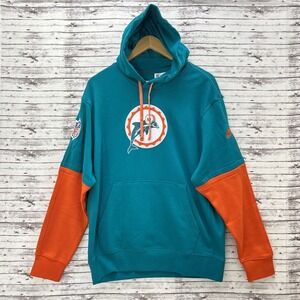 Miami Dolphins Nike Aqua Club Tri-Blend Throwback Hoodie Men's Medium NWOT
